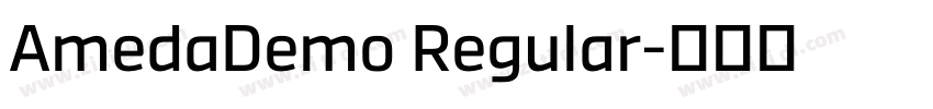 AmedaDemo Regular字体转换